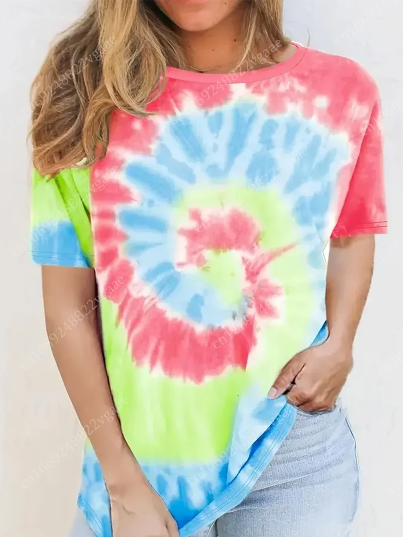 Printed Rainbow T-Shirt | Colorful Rainbow T-Shirt | Chic Hot Club