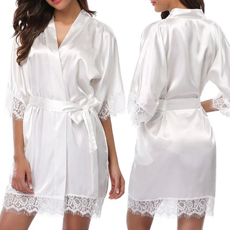 Women's Sleeping Robe | Sleeping Robe with Belt | Chic Hot Club