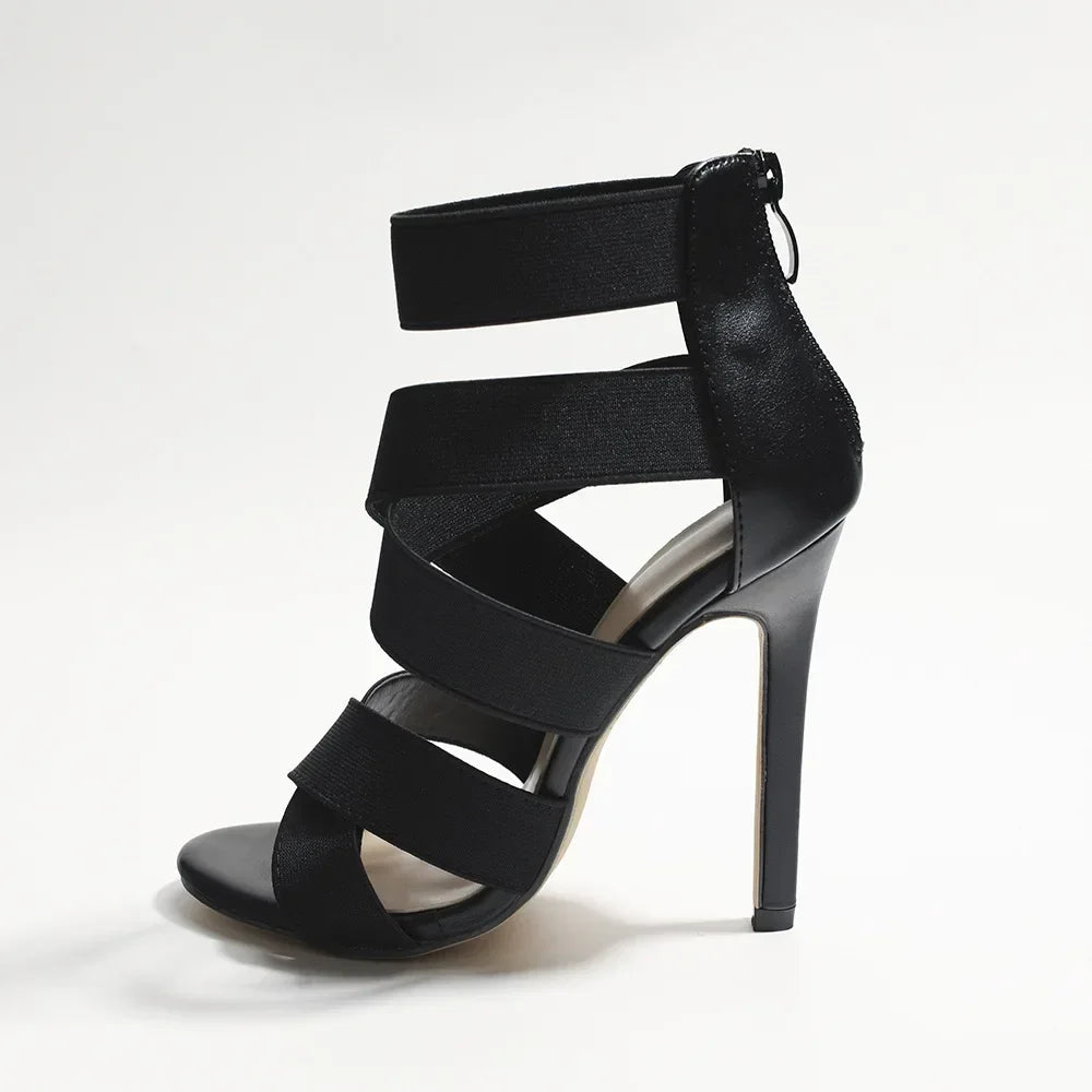 Women's Gladiator Sandals | Black Gladiator Sandals | Chic Hot Club