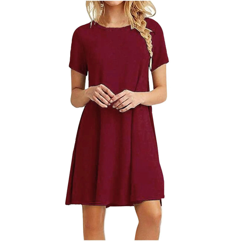 Women's Short Sleeve Dress | Short Sleeve Dress | Chic Hot Club