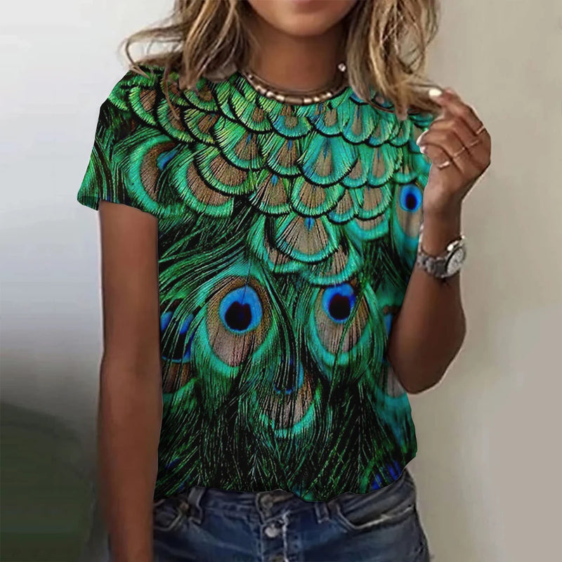 Tie Dye Print T-Shirt | 3d Print T-Shirt | Chic Hot Club