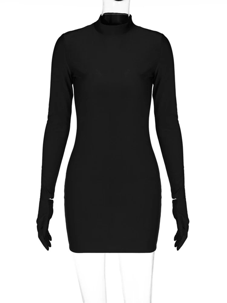 Women's Mini Dress | Long Sleeve Mini Dress | Chic Hot Club