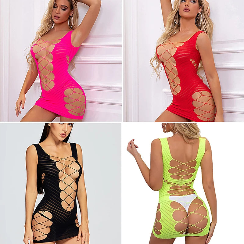 Women's Sexy Bodysuit | Fishnet Bodysuit | Chic Hot Club