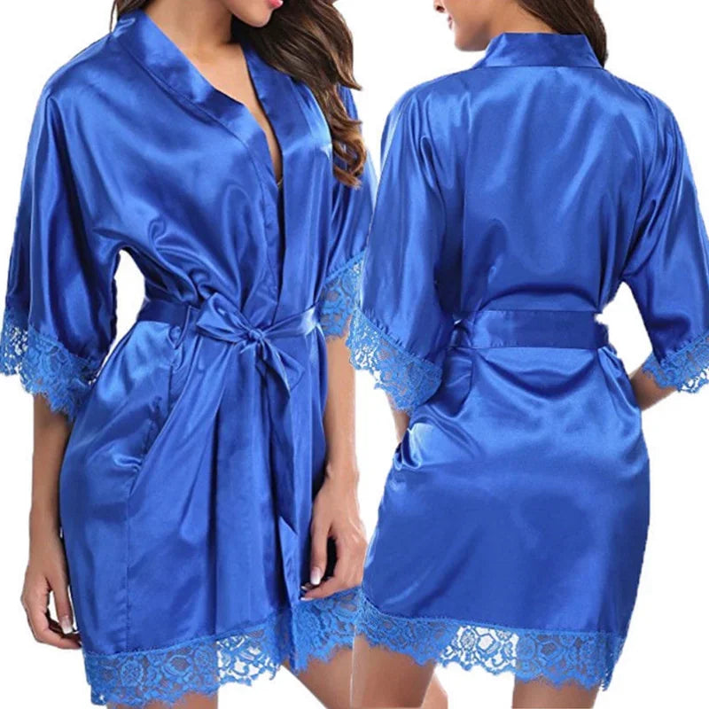 Women's Sleeping Robe | Sleeping Robe with Belt | Chic Hot Club