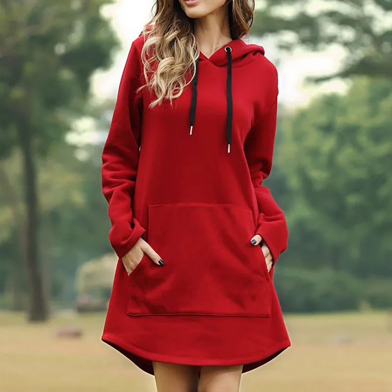 Women's Hoodie Dress | Casual Hoodie Dress | Chic Hot Club