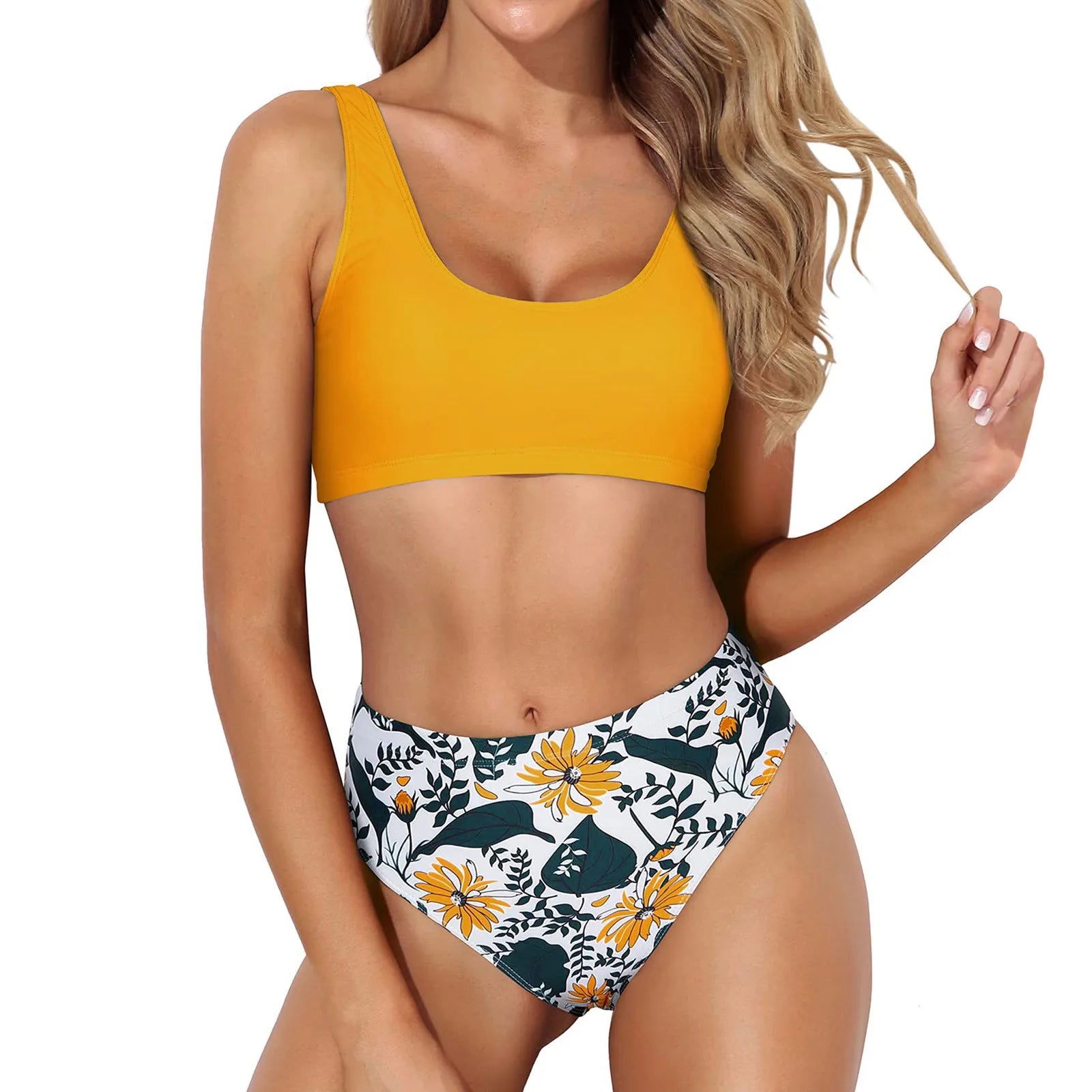 Two Piece Bikini Set | Bikini Crop Top | Chic Hot Club