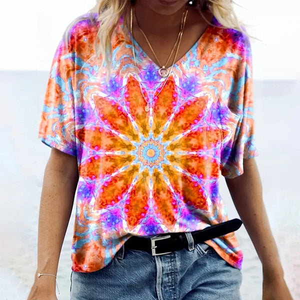 Dye Oversized T-Shirt | Oversized Print T-Shirt | Chic Hot Club