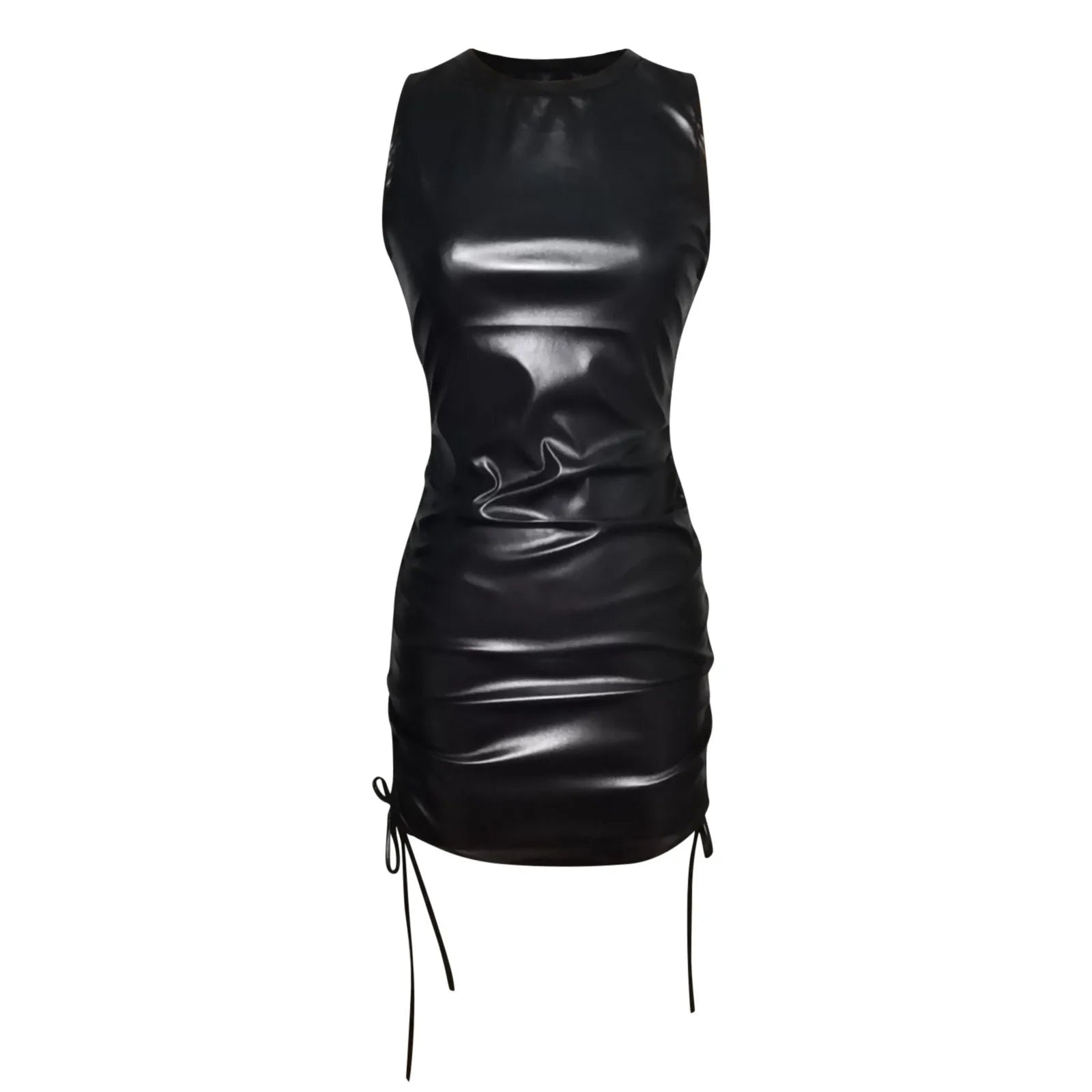 Leather Mini Dress, Leather Mini Dress