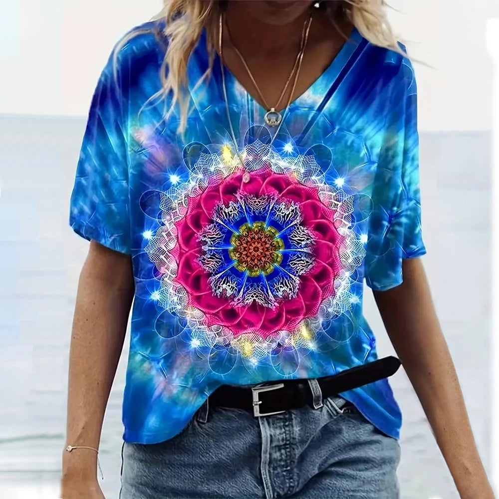 Dye Oversized T-Shirt | Oversized Print T-Shirt | Chic Hot Club