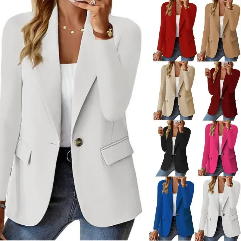 Women's Blazer Jacket | Long Sleeved Blazers | Chic Hot Club