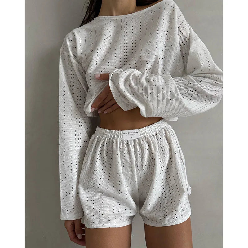 Women's Pajama Set | Long Sleeve Pajama Set | Chic Hot Club