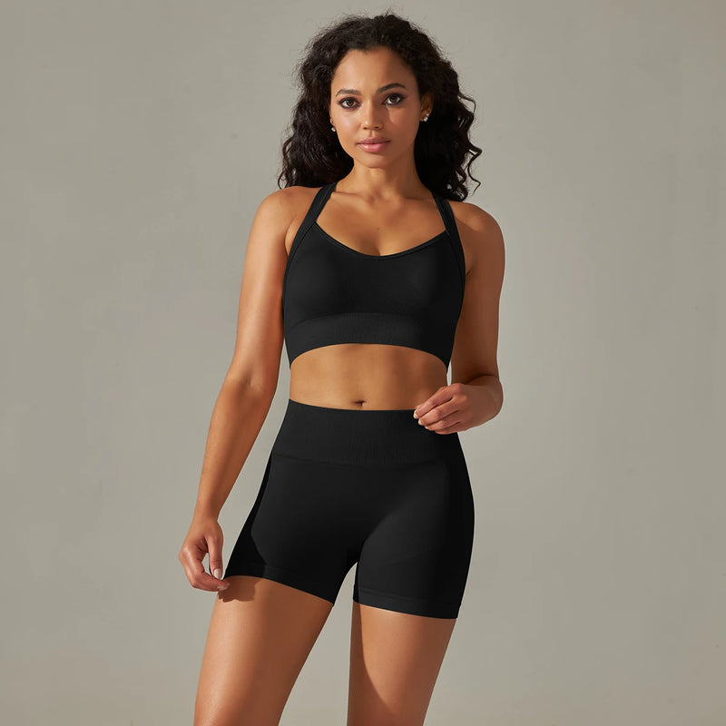 Bra and Shorts Set | Sports Bra and Shorts | Chic Hot Club