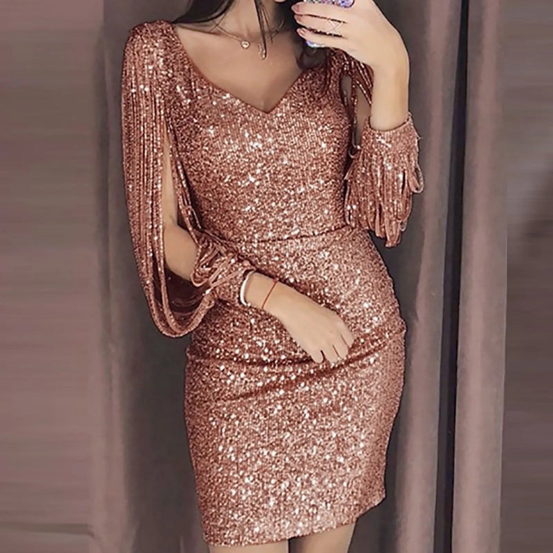 Women's Bling Dress | Mini Bling Dress | Chic Hot Club