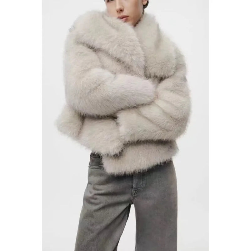 Women's Faux Fur Coat | Faux Fur Coat | Chic Hot Club