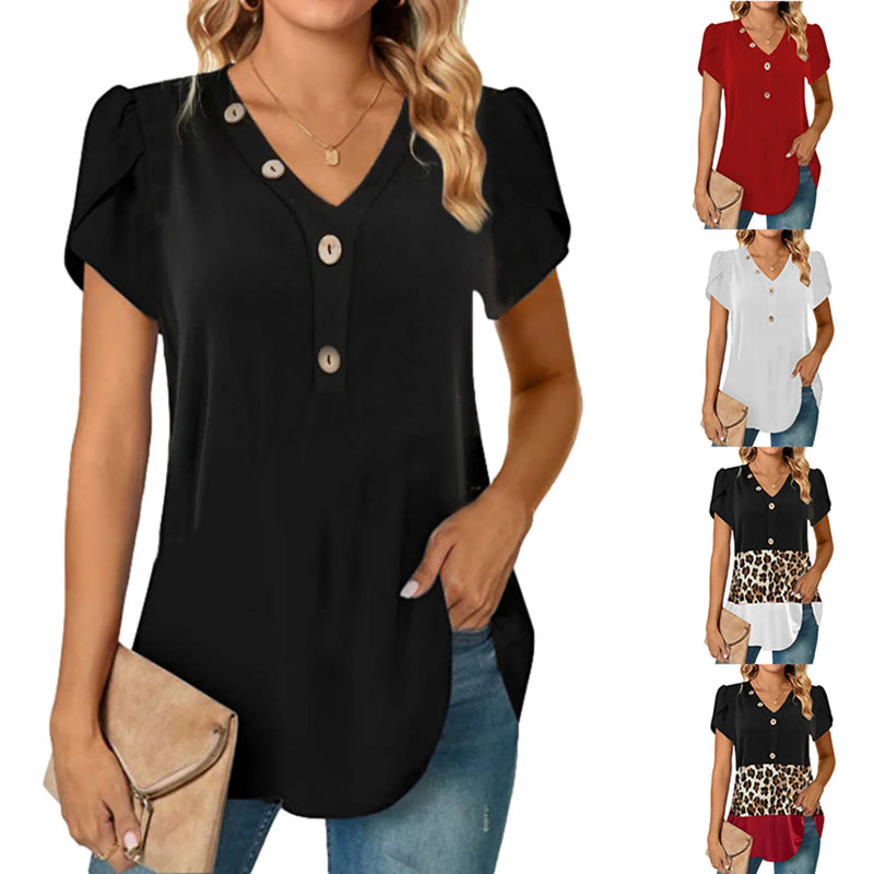 Women's V-Neck Shirt |  V-Neck Shirt | Chic Hot Club