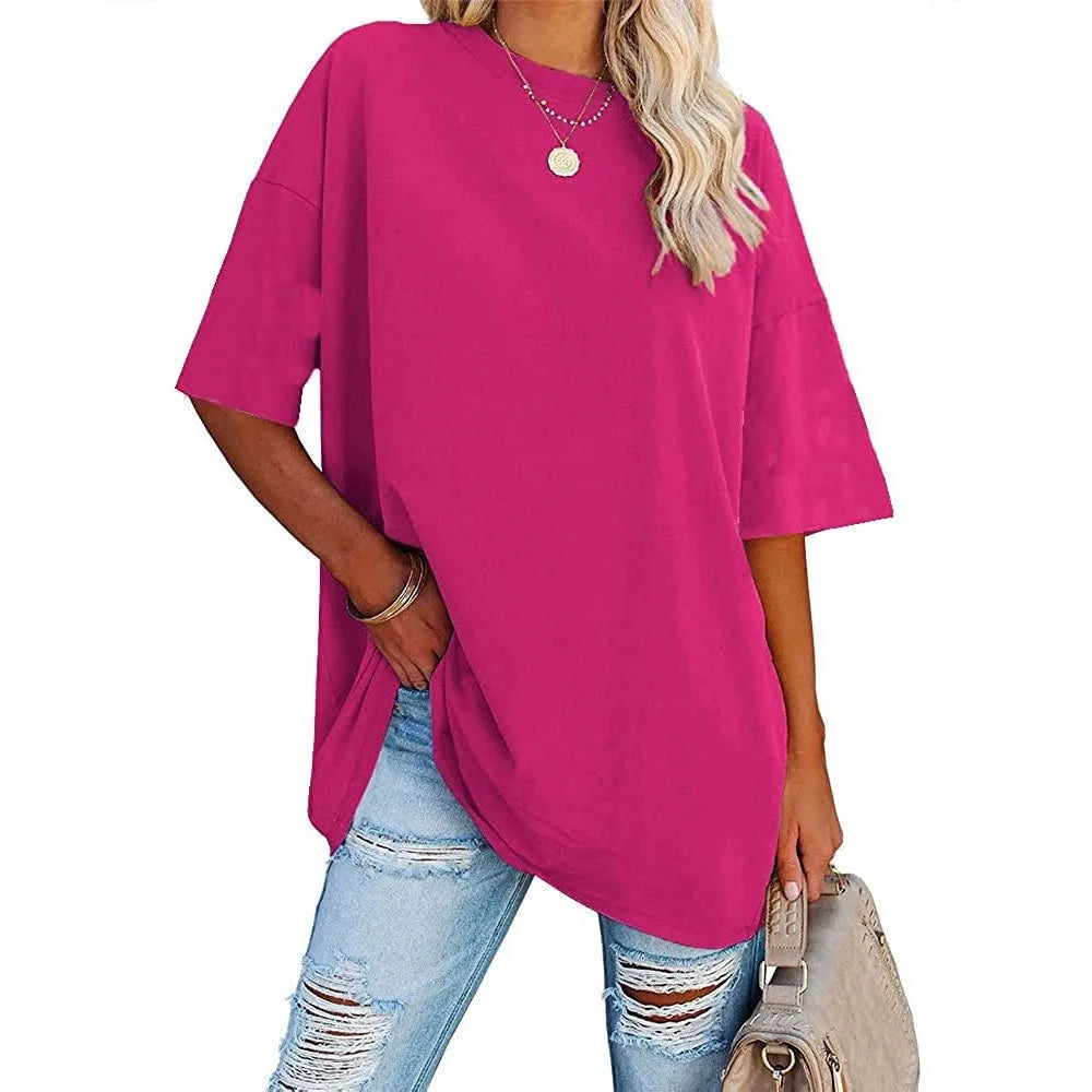 Women's Oversized T Shirt | Women's Short Sleeve Tee | Chic Hot Club