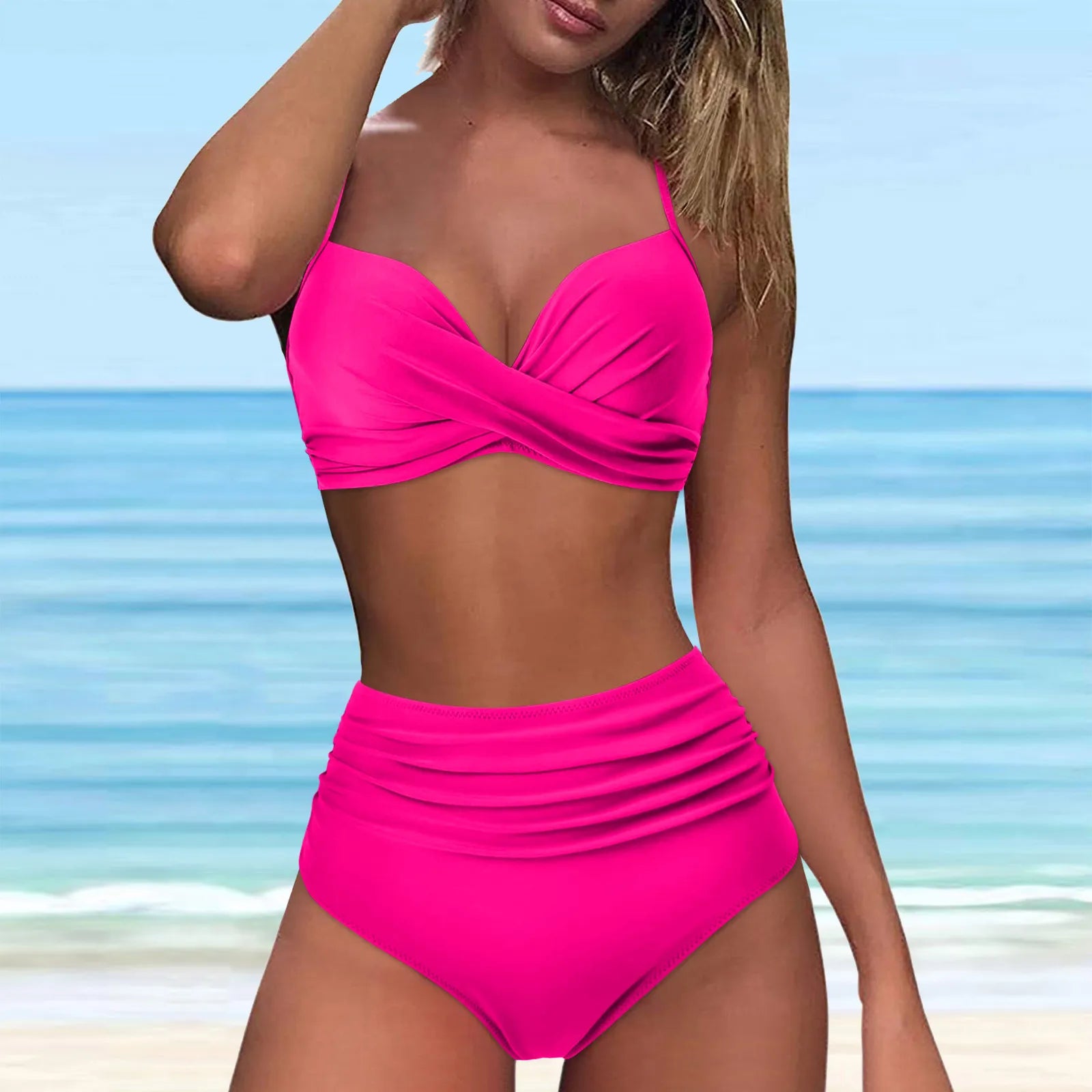 Women's Bikini Set | High-Waisted Bikini Set | Chic Hot Club