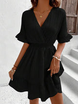 V-Neck Midi Dress | V-Neck Dress | Chic Hot Club