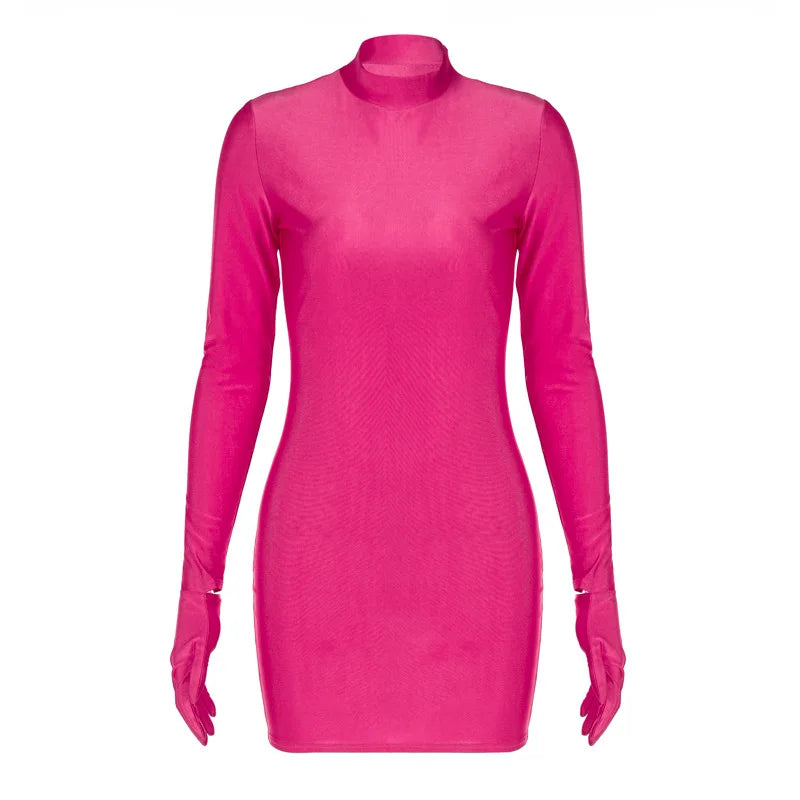 Women's Mini Dress | Long Sleeve Mini Dress | Chic Hot Club