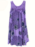 Women's Print Dress | Printed Sleeveless Dress | Chic Hot Club