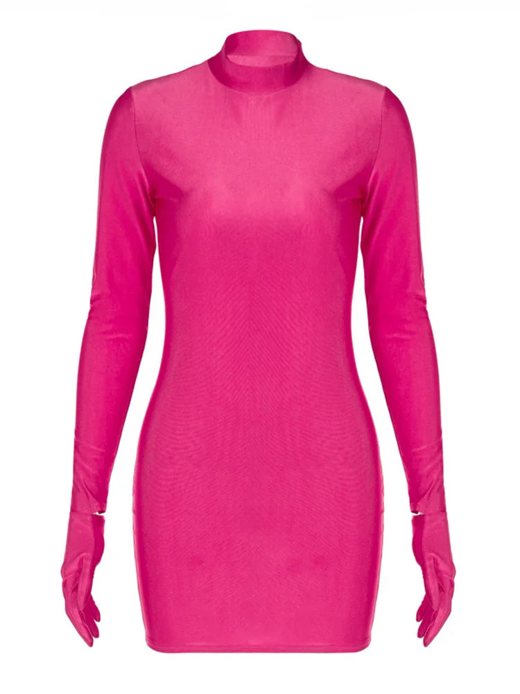 Women's Mini Dress | Long Sleeve Mini Dress | Chic Hot Club