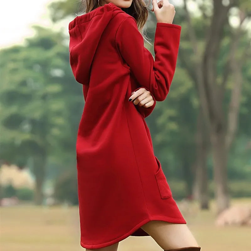 Women's Hoodie Dress | Casual Hoodie Dress | Chic Hot Club