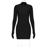 Women's Mini Dress | Long Sleeve Mini Dress | Chic Hot Club