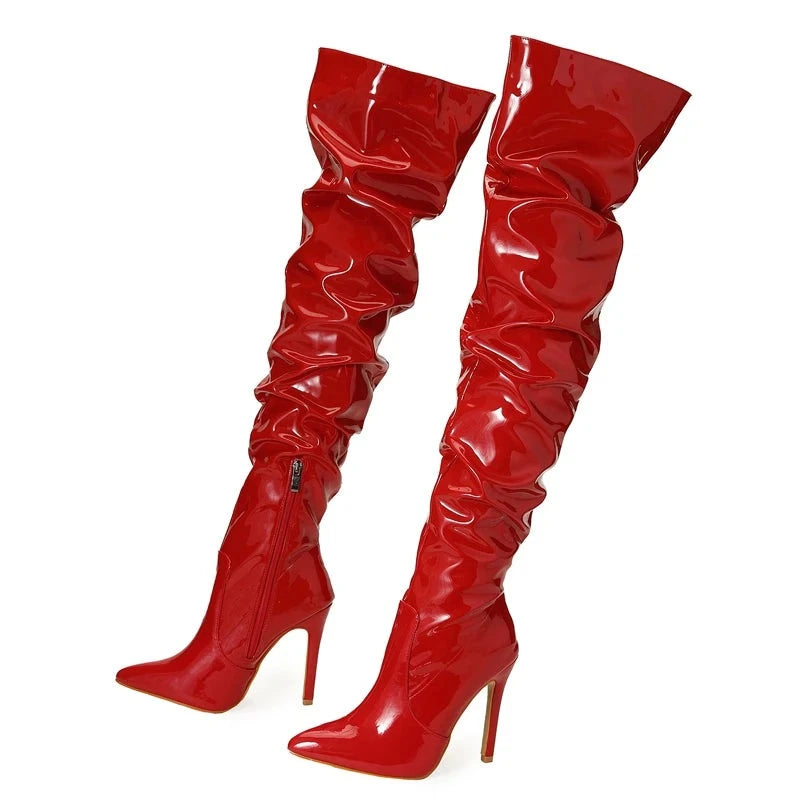 Leather Knee Boots | Women's Knee Boots | Chic Hot Club