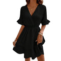 V-Neck Midi Dress | V-Neck Dress | Chic Hot Club