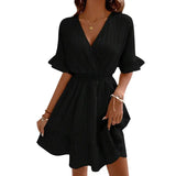 V-Neck Midi Dress | V-Neck Dress | Chic Hot Club