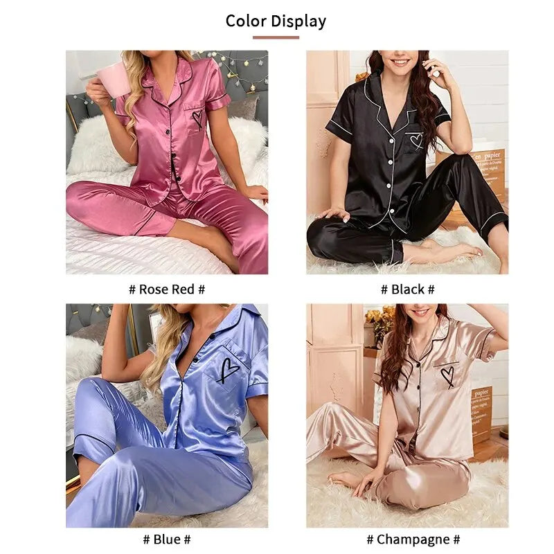 Women's Pajama Set | Silk Pajama Set | Chic Hot Club