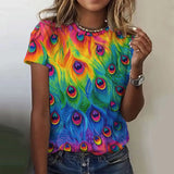 Tie Dye Print T-Shirt | 3d Print T-Shirt | Chic Hot Club