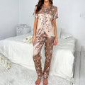 Floral Satin Pajama Set | Floral Pajama Set | Chic Hot Club