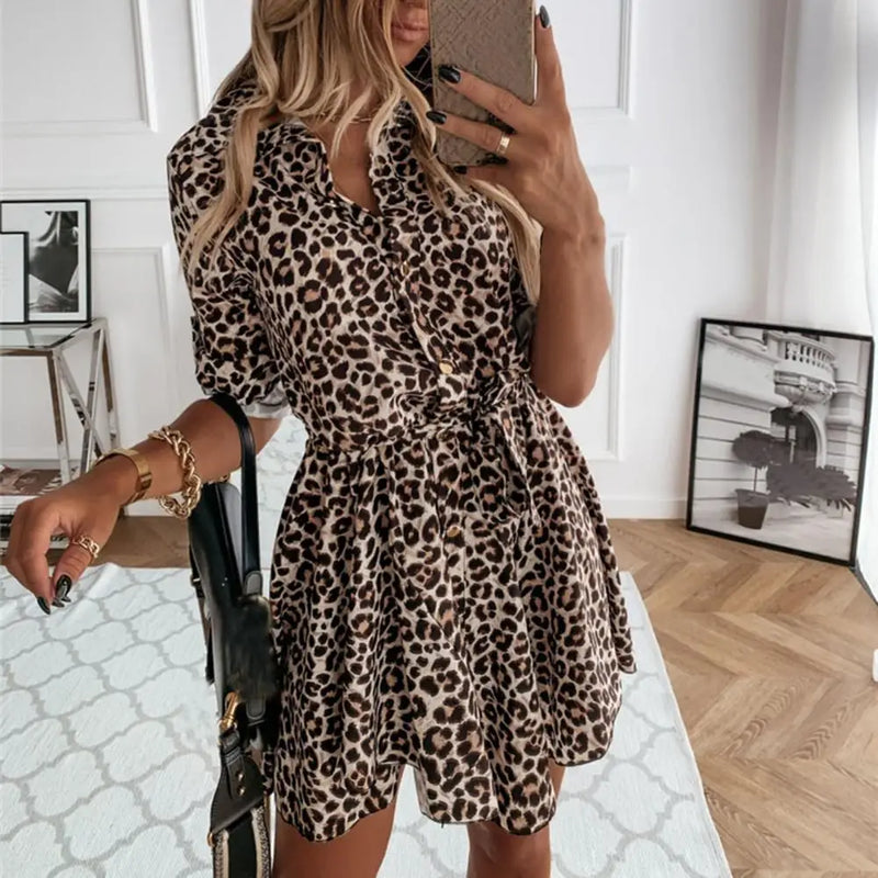 Women's Leopard Print Dress | Leopard Print Dress | Chic Hot Club