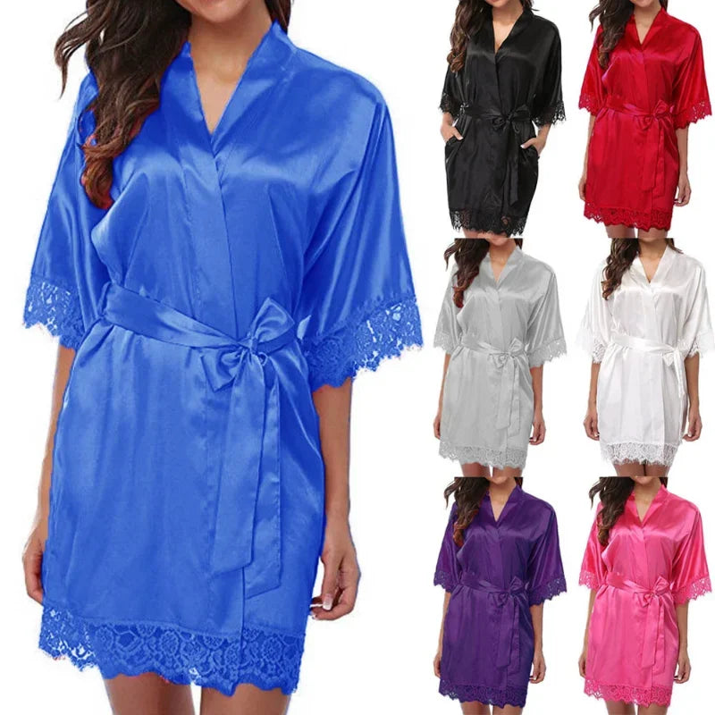 Women's Sleeping Robe | Sleeping Robe with Belt | Chic Hot Club