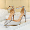 Bridal Heel Sandals | Ankle Strap Heels | Chic Hot Club