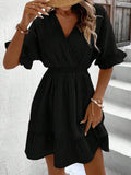 V-Neck Midi Dress | V-Neck Dress | Chic Hot Club