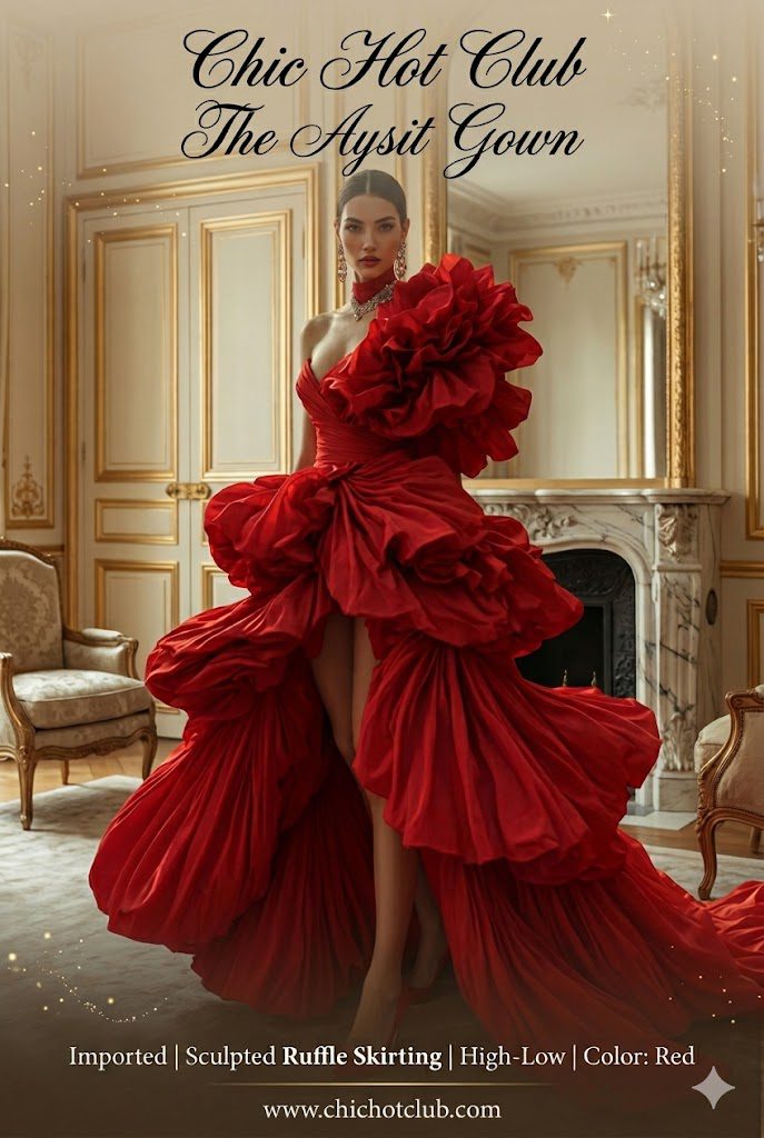 high end lifestyle club boutique l Red carpet dresses